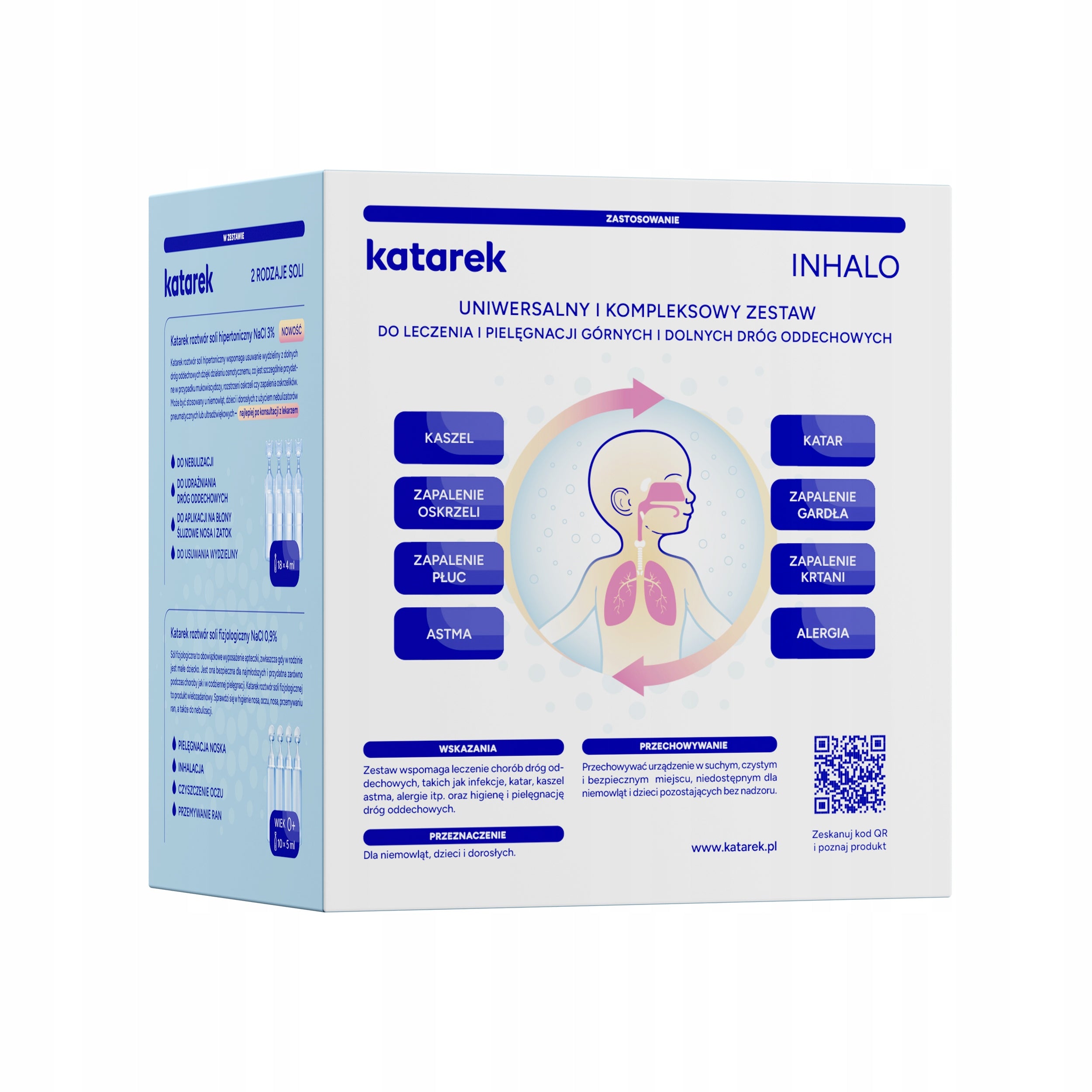 Compressor nebulizer Katarek Inhalo set Medical device yes