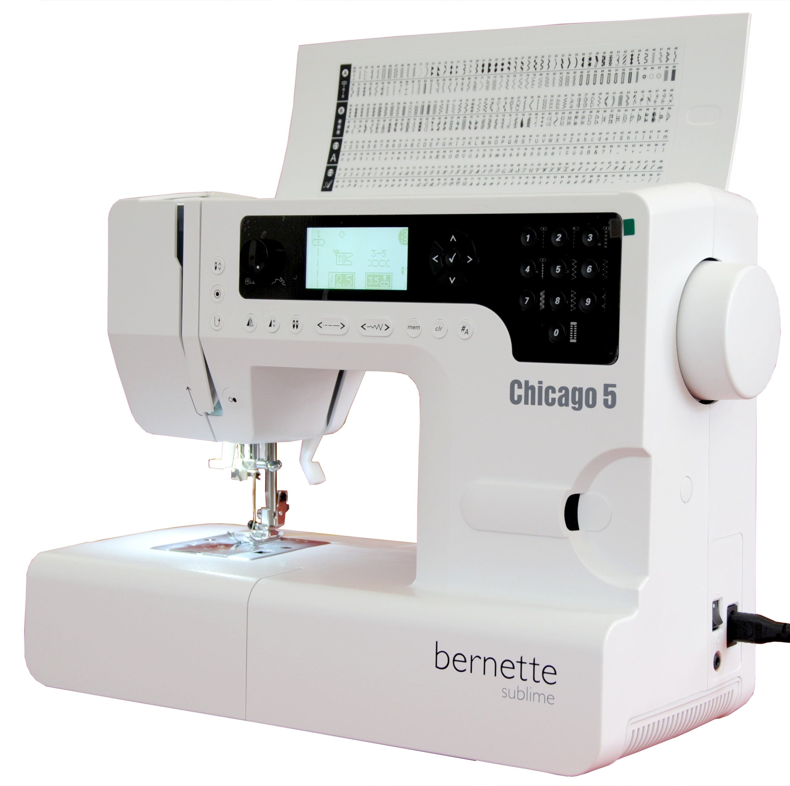 Computer sewing machine - BERNETTE CHICAGO 5 | BERNINA TEXTILE GROUP Packaging status original