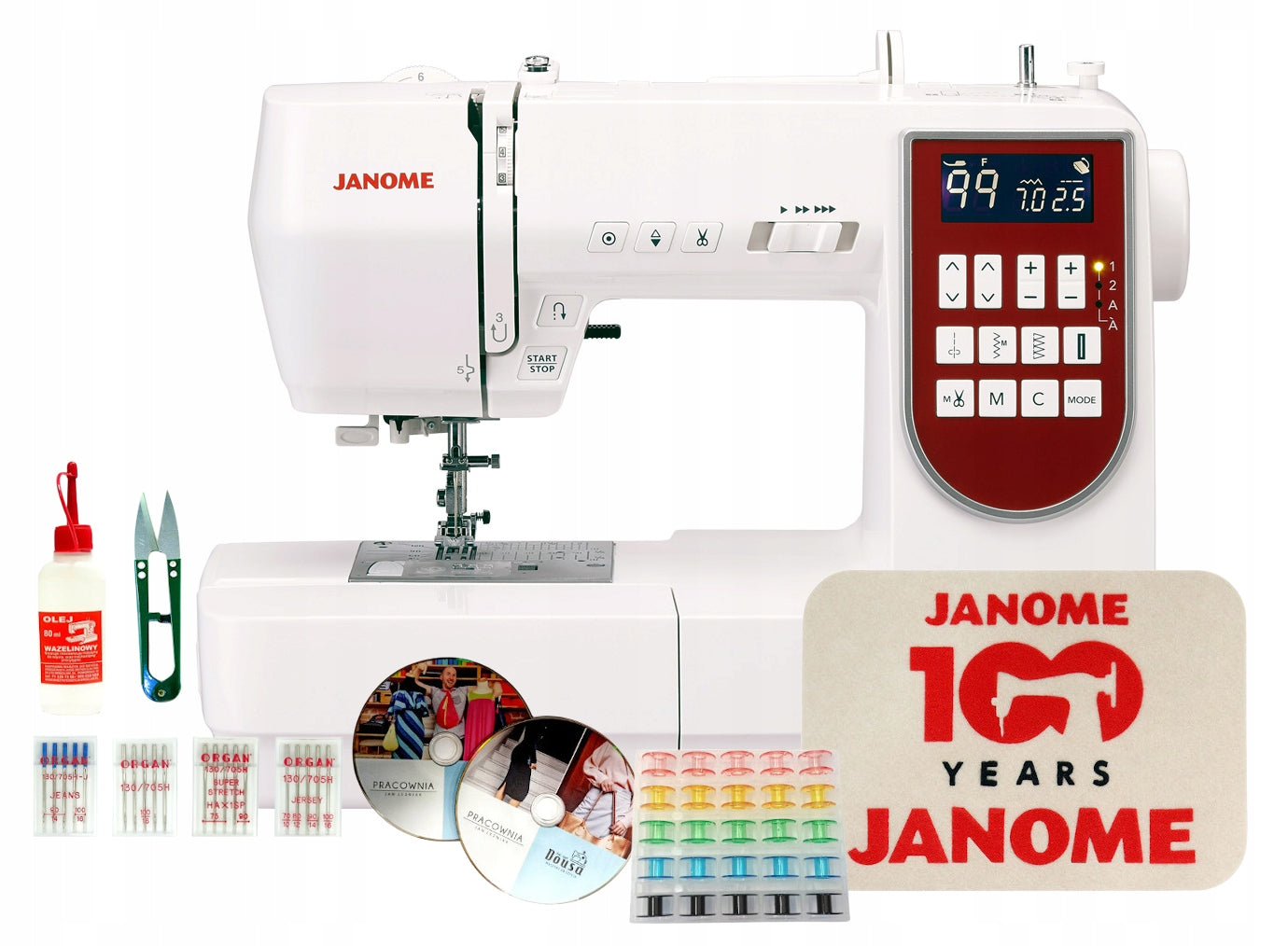 Computer sewing machine Janome DM7200 + sewing courses + freebies