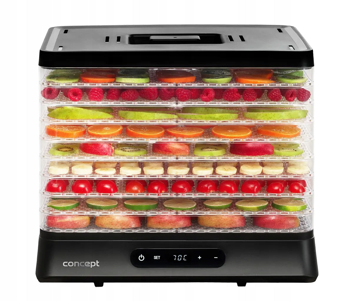 Concept SO2042 Digital Food Dryer 500W Fruit Mushrooms Packaging status original