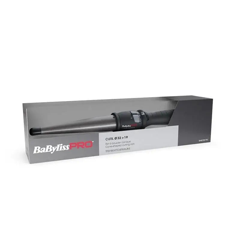 Conical curling iron Babyliss Pro titanium-turmaline 19-32 mm Manufacturer code Lokówka Stożkowa 32-19MM Jonizacja