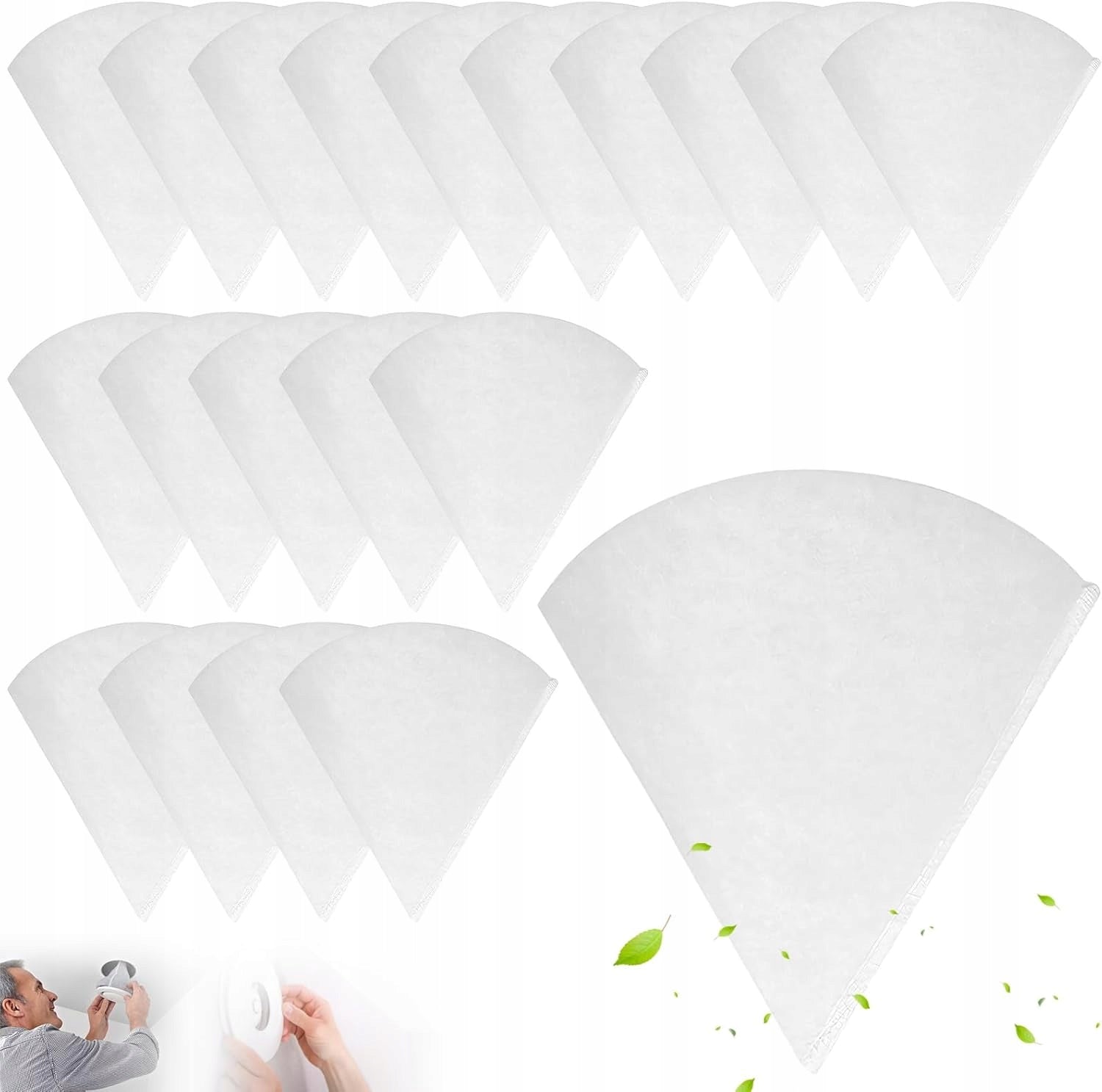Conical filter for anemostat 125 mm 20pcs conical ventilation filter EAN (GTIN) 8445410645489