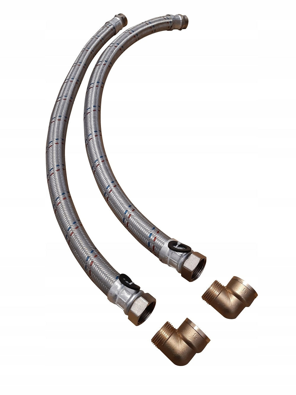 Connection hoses 80 cm 1" for Softeners =