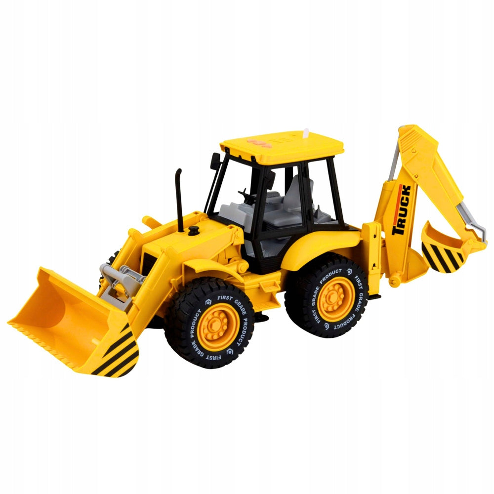 Construction Excavator Charger Bulldozer Drive Light Sounds Yellow Brand LEAN Toys