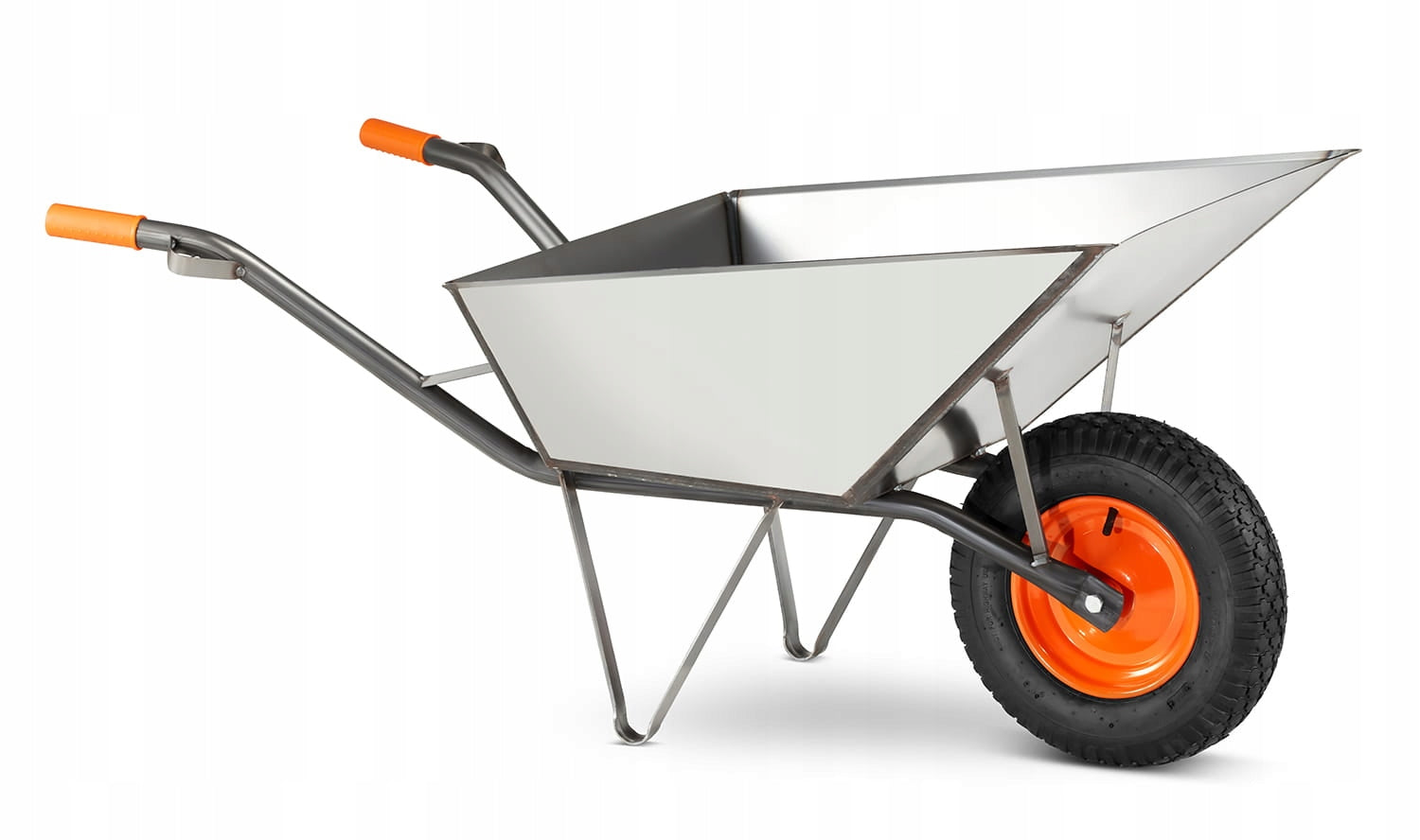Construction GARDEN WHEELBARROW welded steel HIGHER 120L 210kg metal Manufacturer code OL-90.15-S