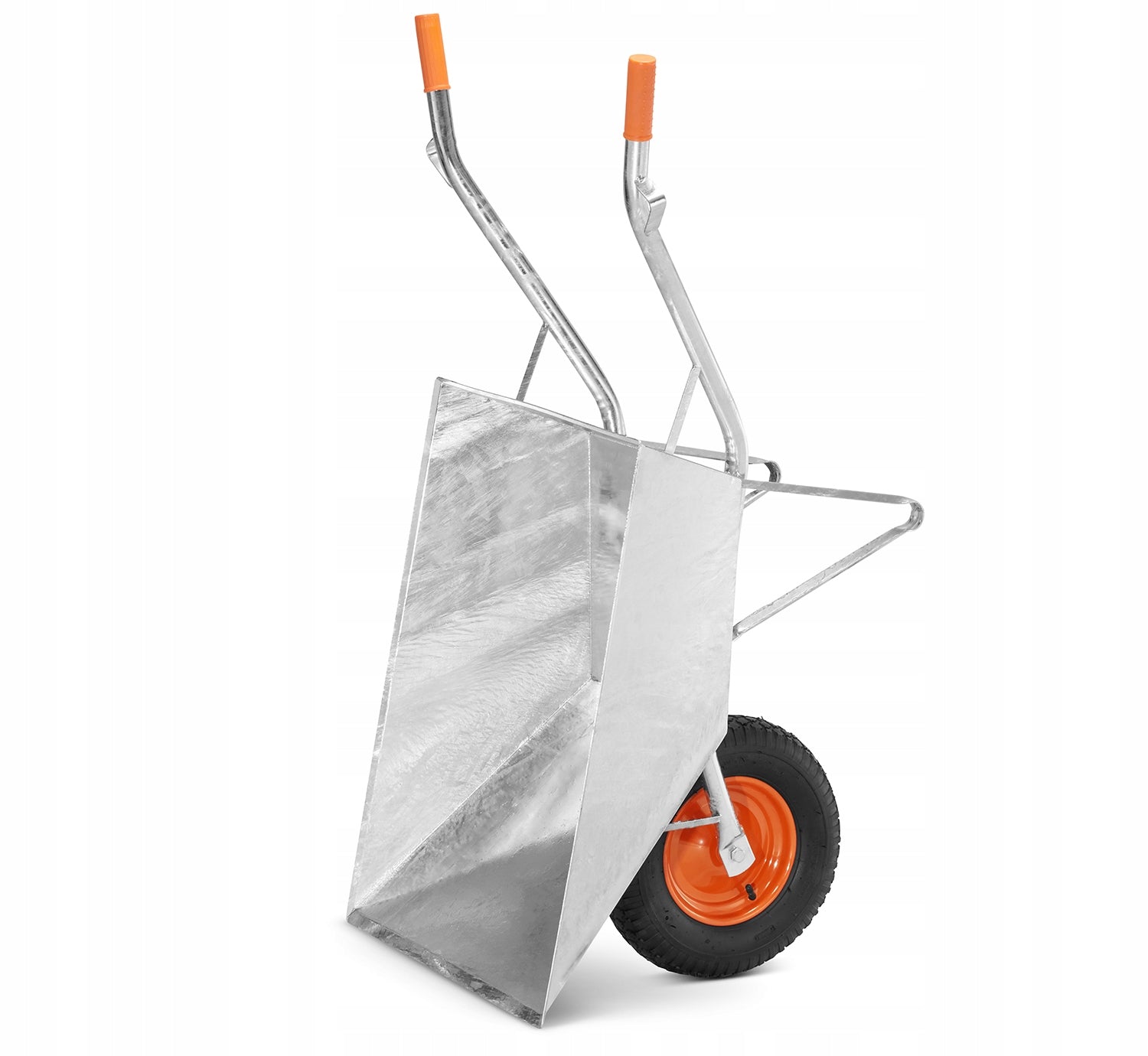 Construction Garden Wheelbarrow Welded Steel GALVANIZED HIGHER 120L 210kg Kind wheelbarrow