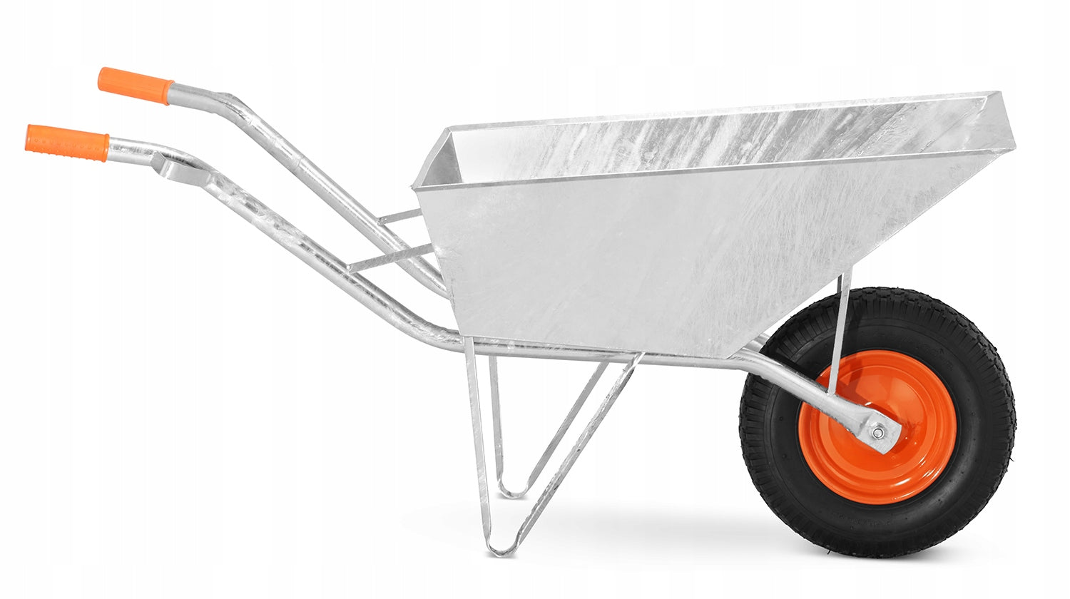 Construction Garden Wheelbarrow Welded Steel GALVANIZED HIGHER 120L 210kg Manufacturer code OL-90.15-OC