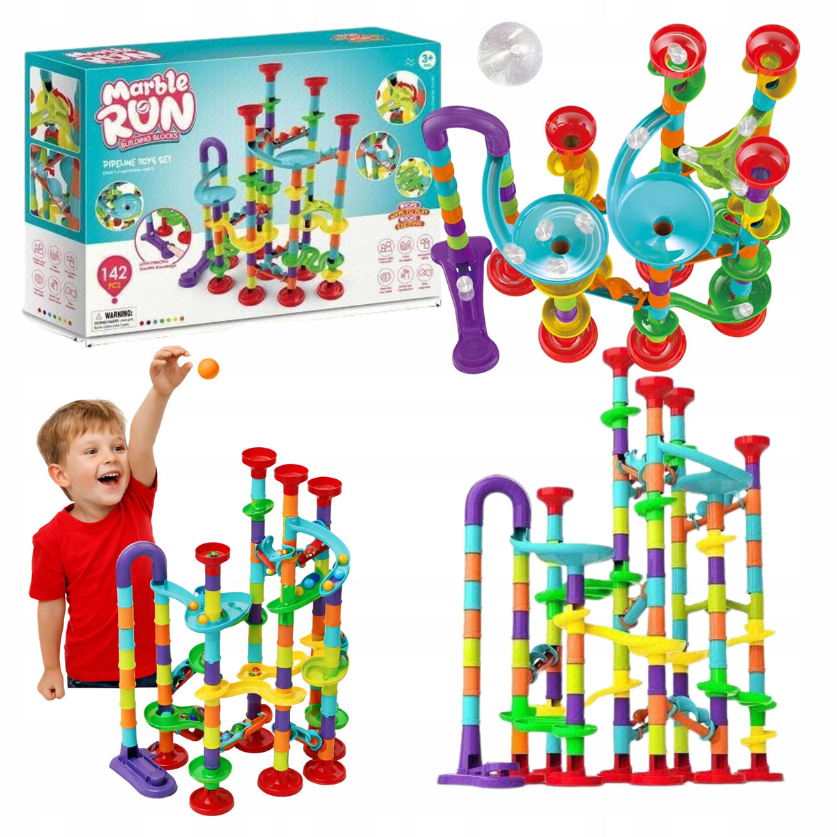 Construction Set Ball Track Race Balls Kulodrom 142el Educational