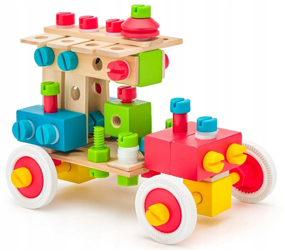 Construction Set Twisting Blocks from Woody Twisting Blocks Color multicolor