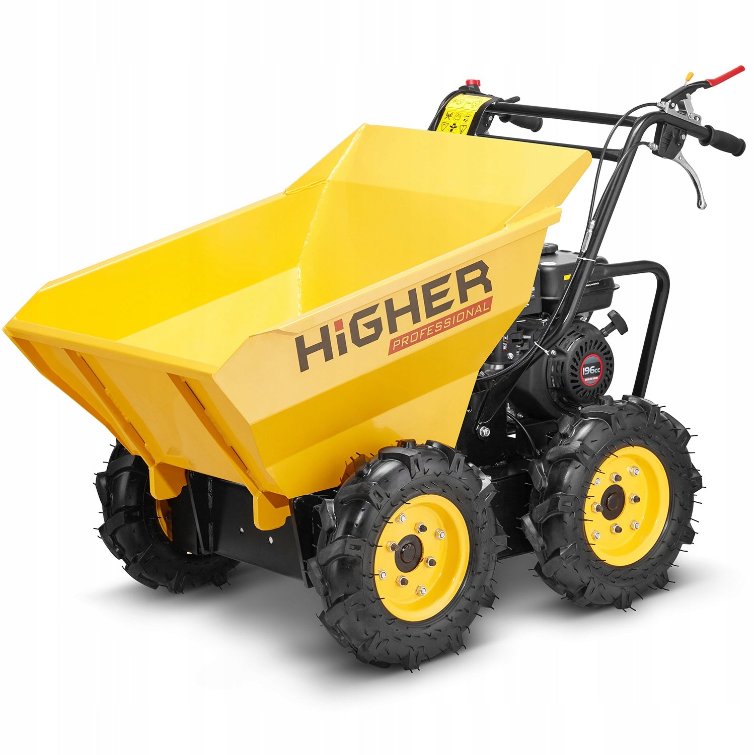Construction dump truck 4x4 wheelbarrow HIGHER Diesel wheelbarrow Capacity 196 l