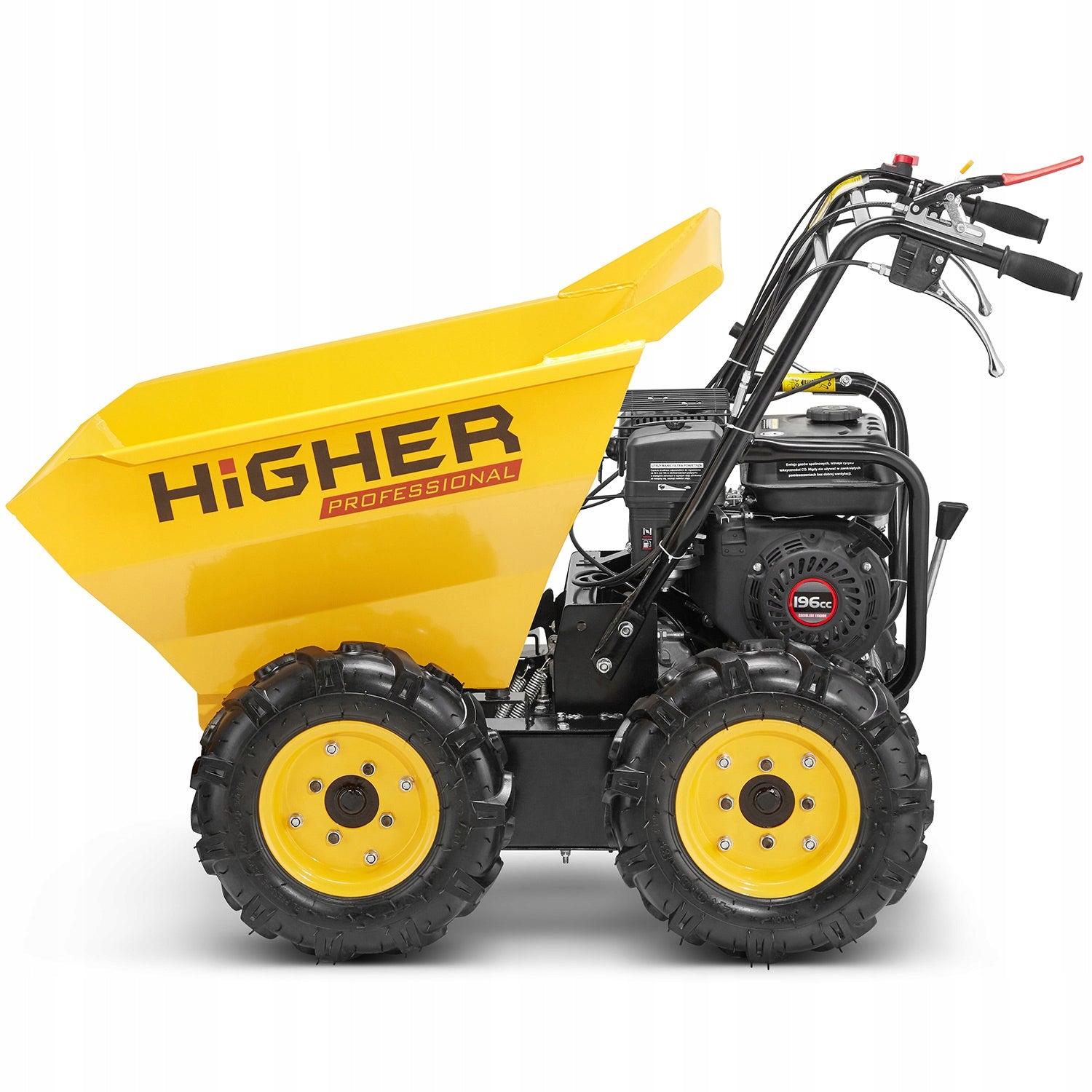 Construction dump truck 4x4 wheelbarrow HIGHER Diesel wheelbarrow Product weight with unit packaging 160 kg