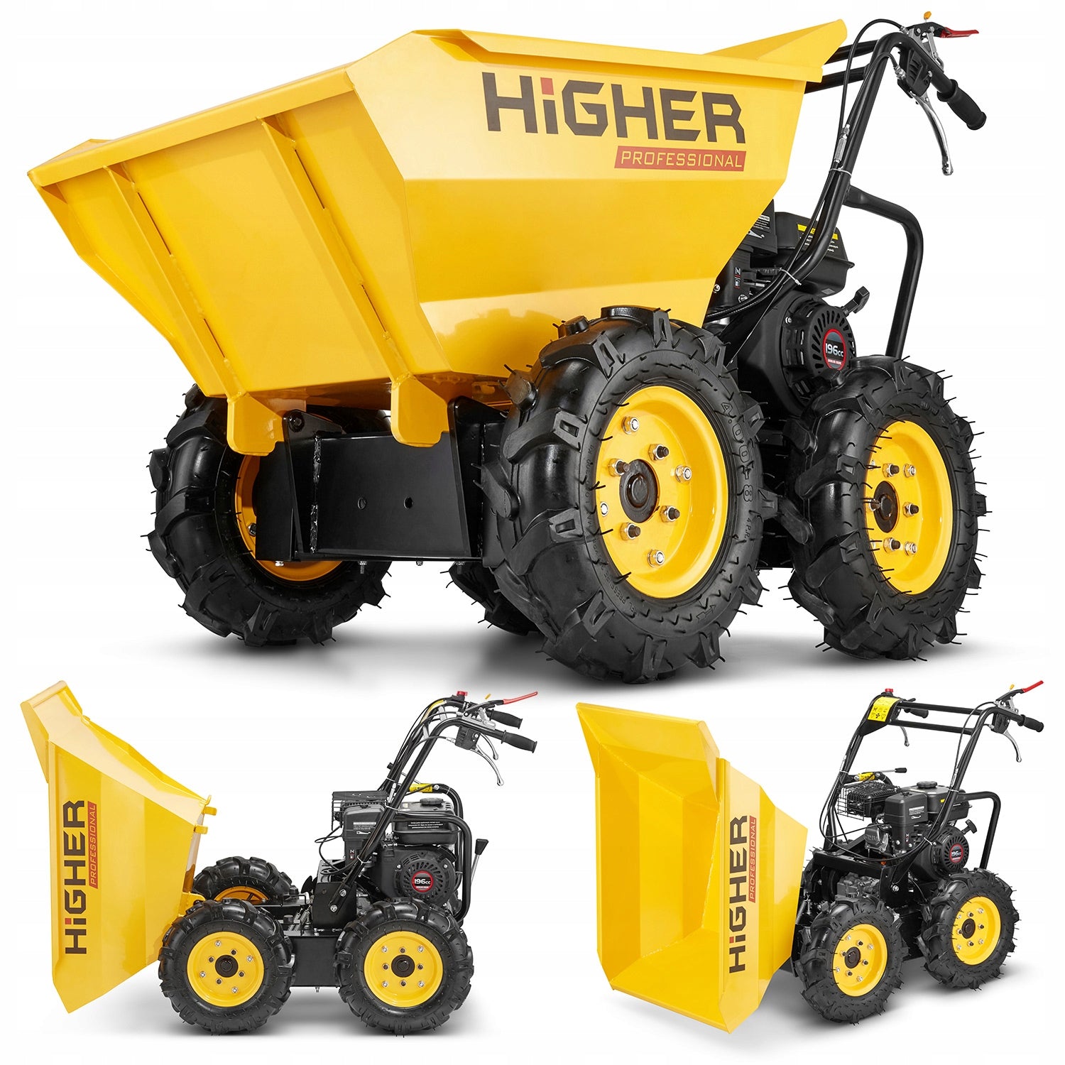 Construction dump truck 4x4 wheelbarrow HIGHER Diesel wheelbarrow