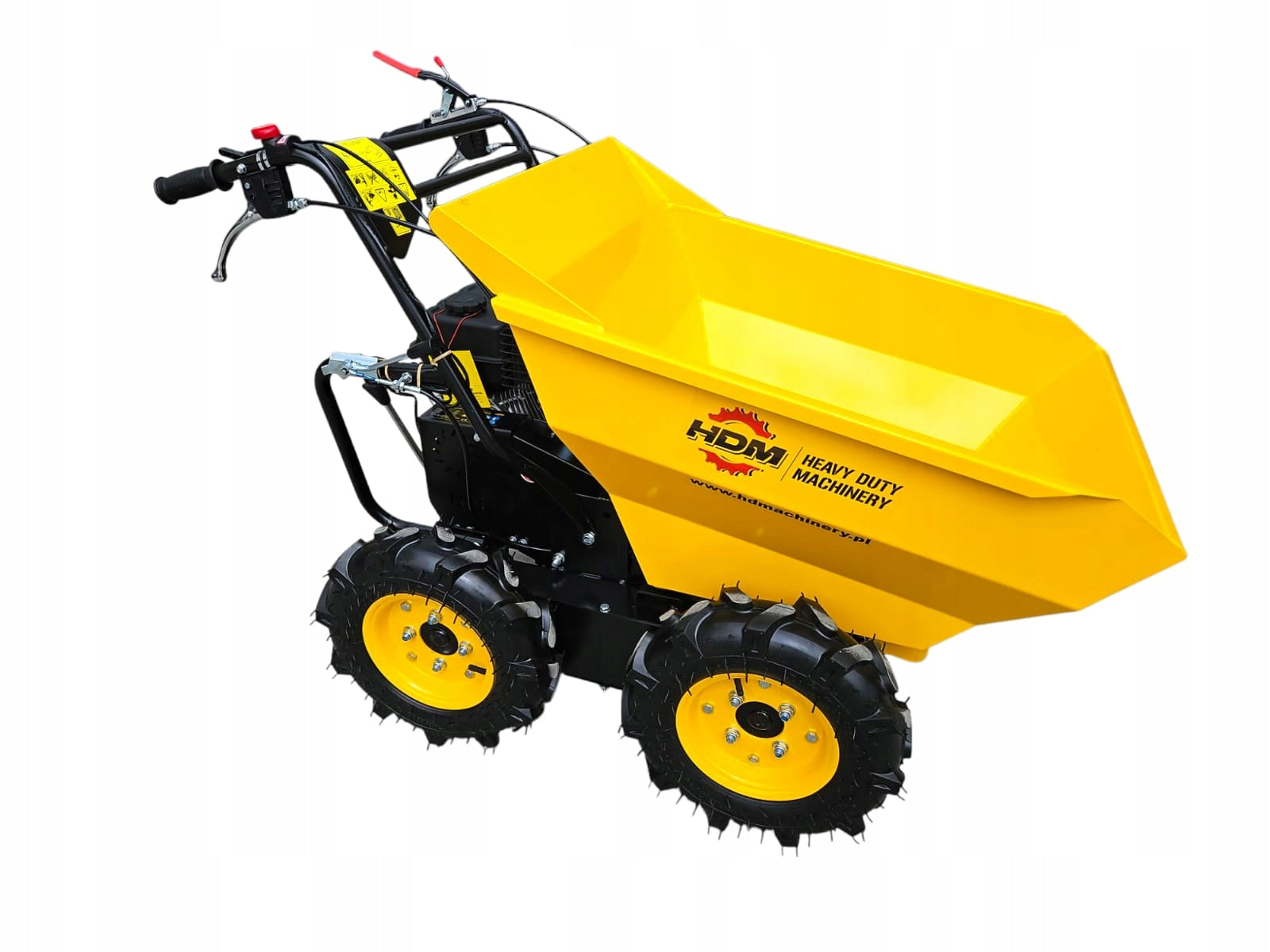 Construction dump truck wheelbarrow drive 4x4 HDM tipper kiper 400kg Capacity 350 l