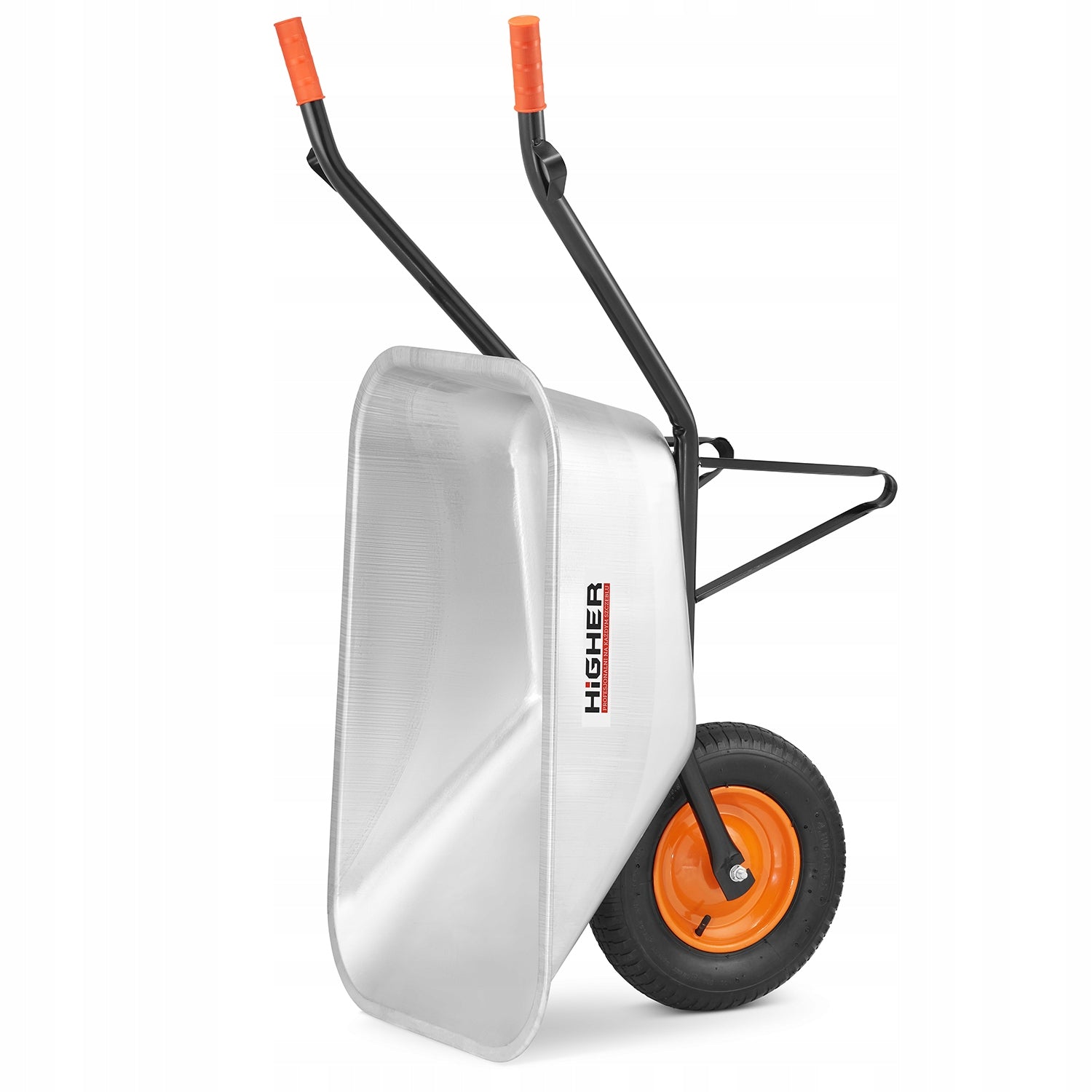 Construction garden wheelbarrow galvanized steel HIGHER 130L strong DURABLE Manufacturer code OL-TA-130