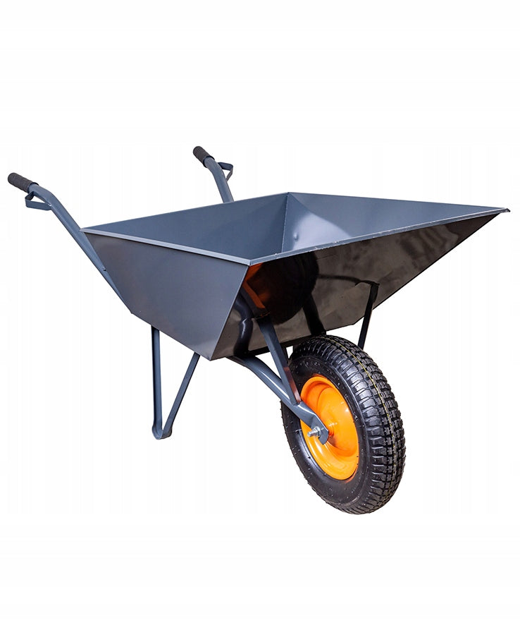 Construction wheelbarrow strong 120l welded load capacity 210kg