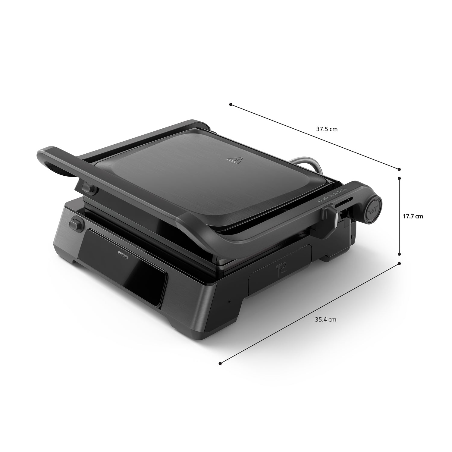 Contact Electric Grill Philips Series 7000 HD6307/70 black 2200 W Power 2200 W