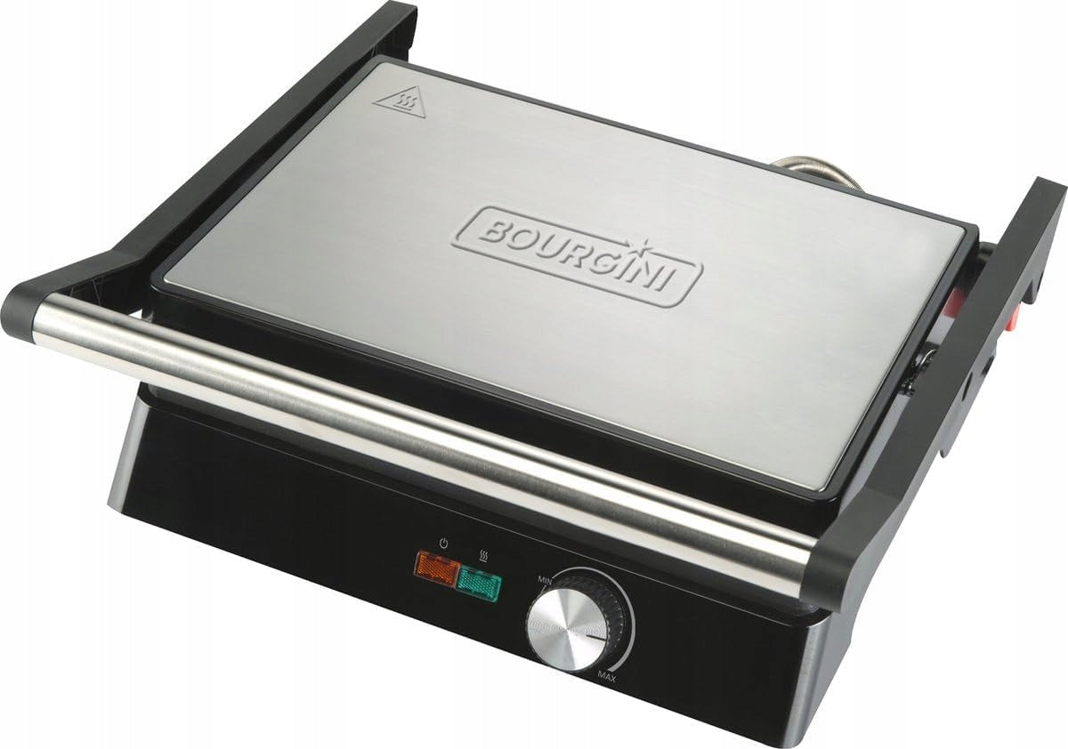 Contact Grill 2in1 Panini Toaster 180 Degree Steel 20x30cm