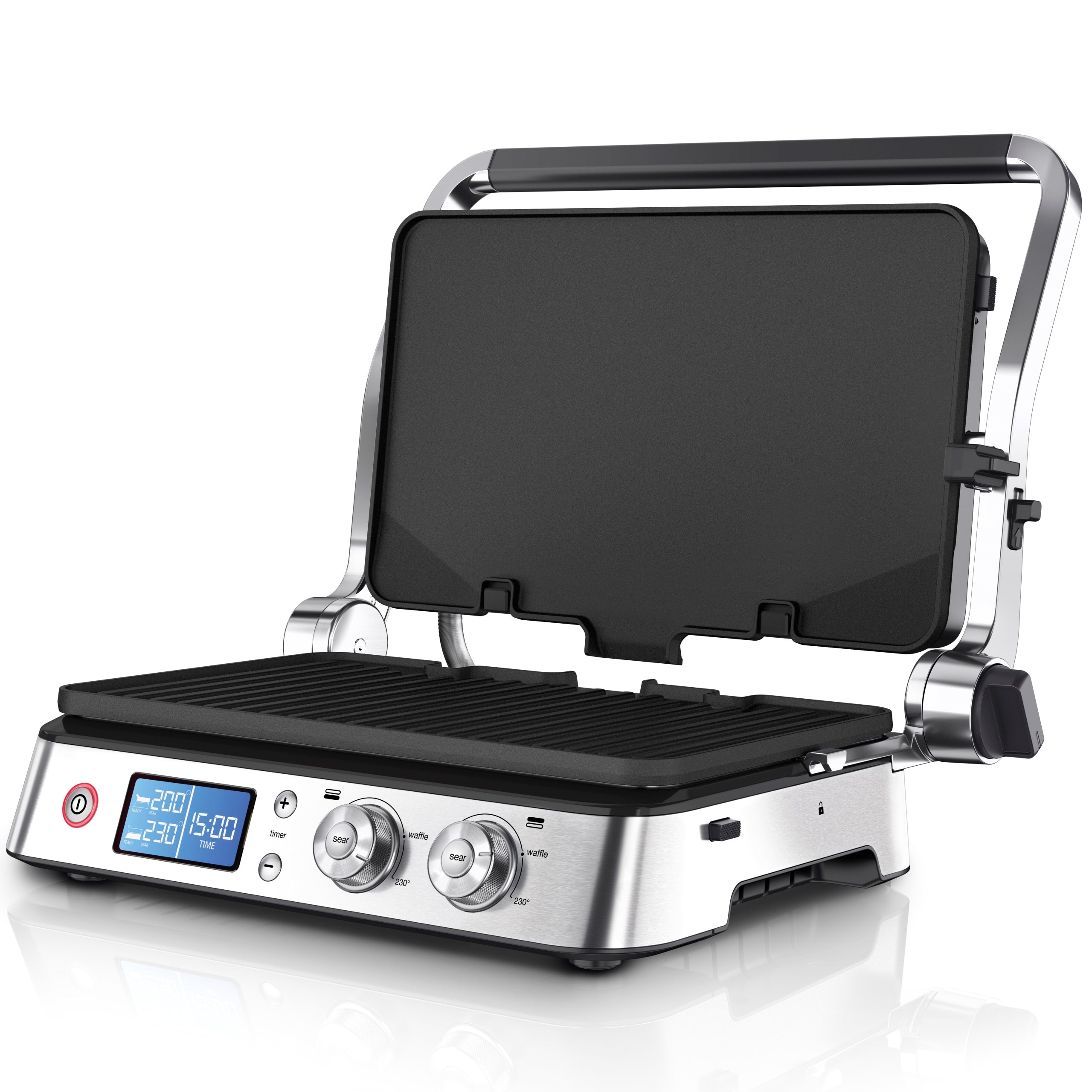 Contact electric grill Braun CG9047 silver/grey 2000 W Dominant color silver/gray