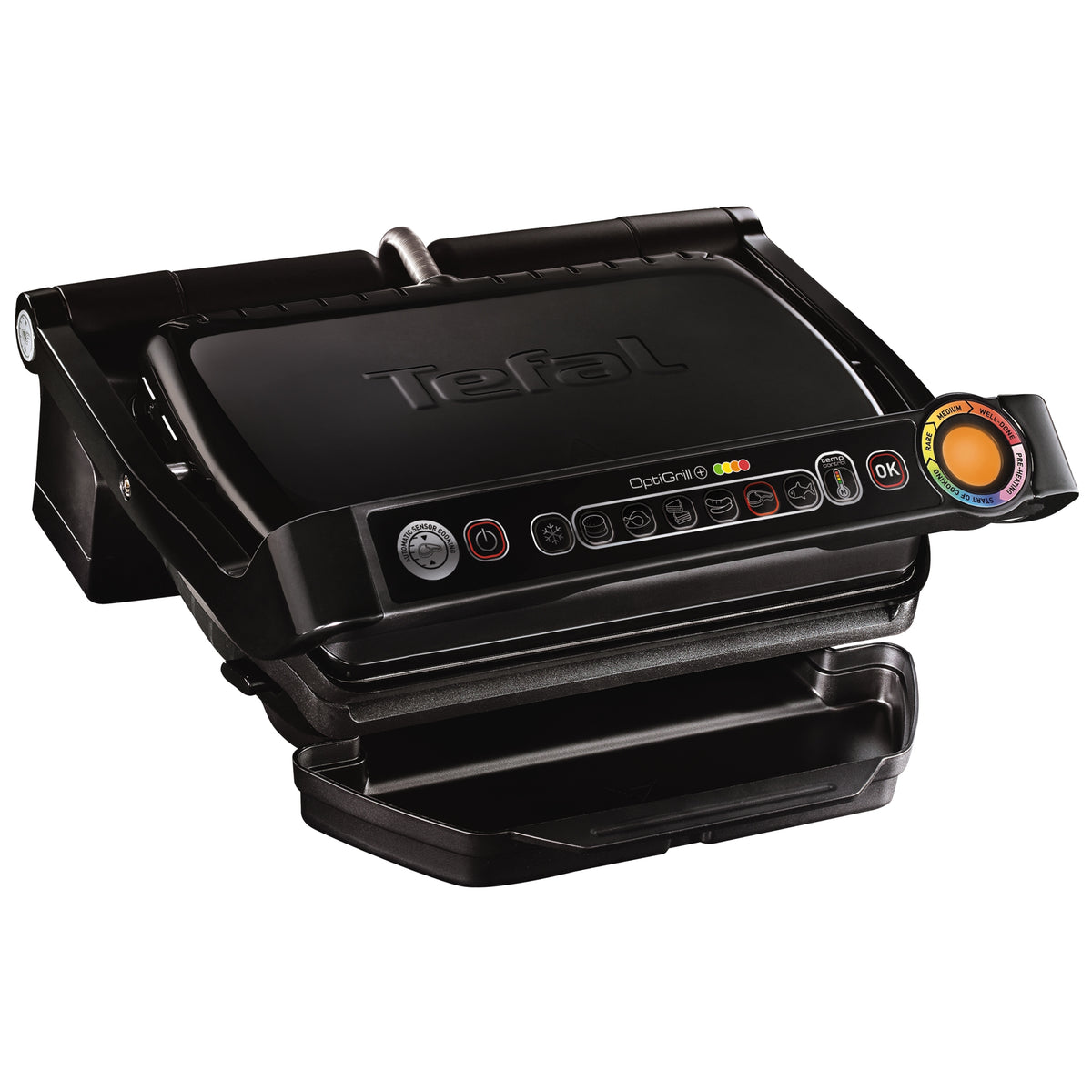Contact electric grill Tefal GC714834 OptiGril+ black 2000 W Manufacturer code GC714834