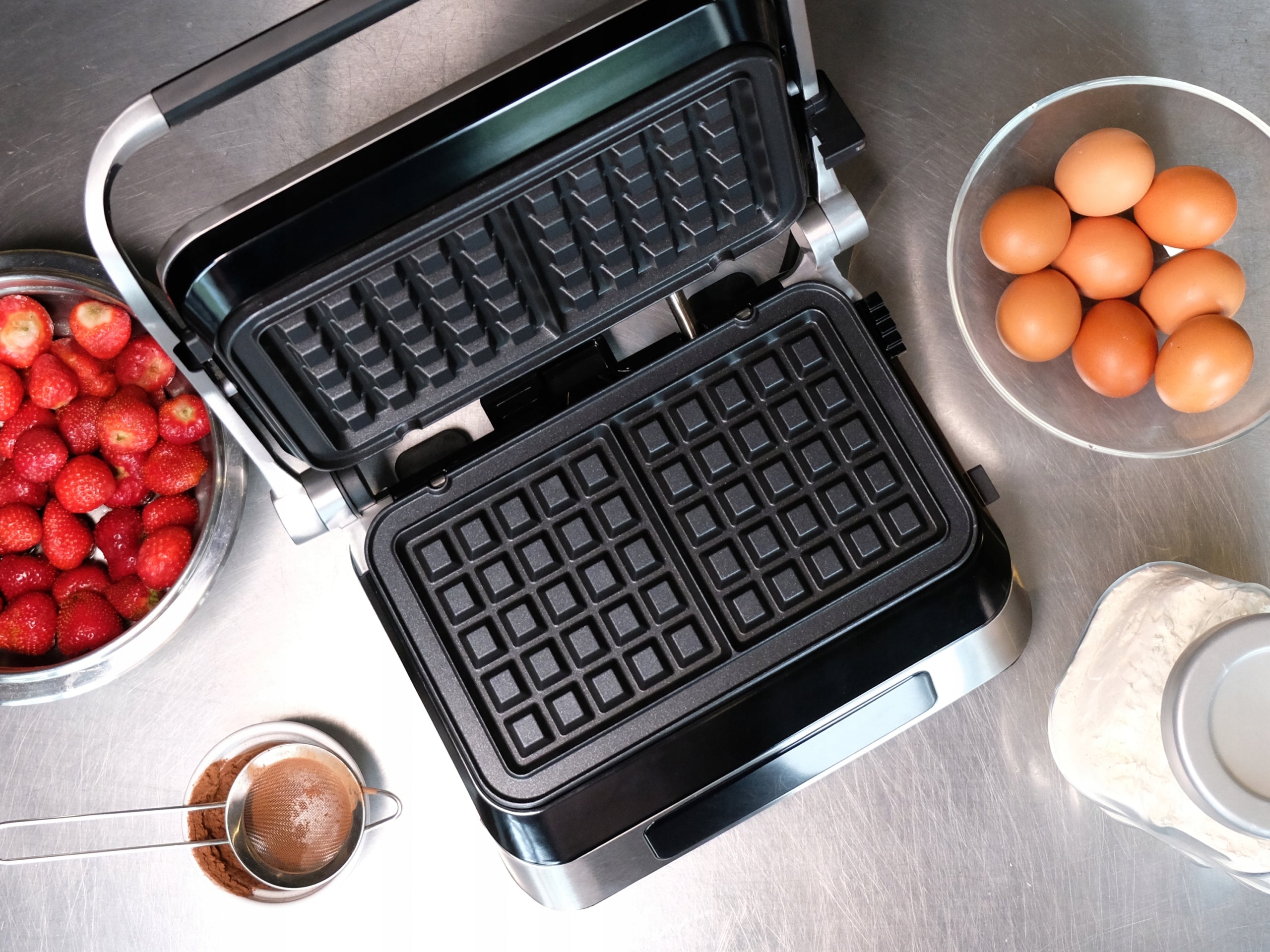Contact folding electric grill Eldom GK2000W silver/grey 1800 W Brand Eldom