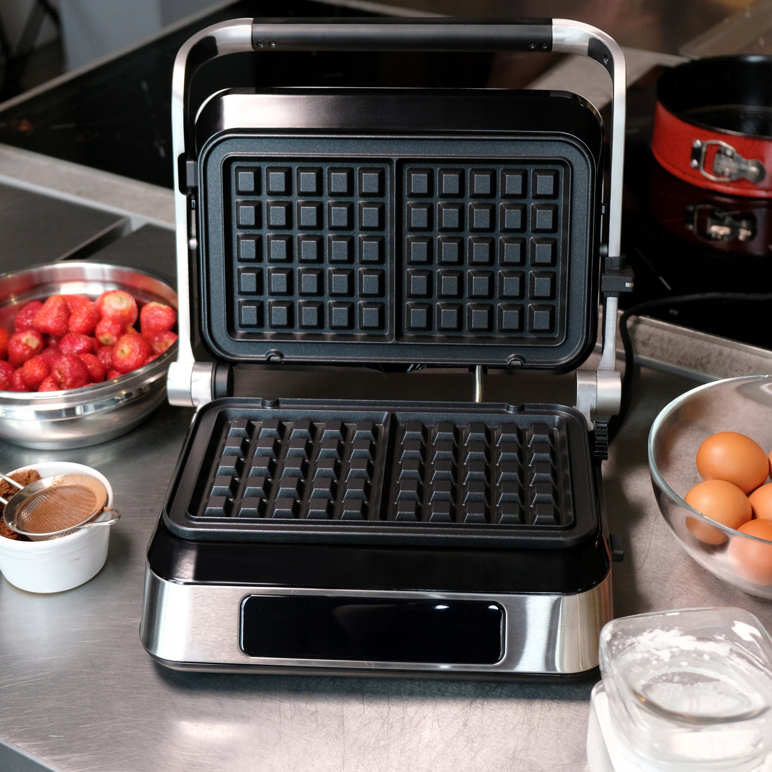 Contact folding electric grill Eldom GK2000W silver/grey 1800 W Power 1800 W