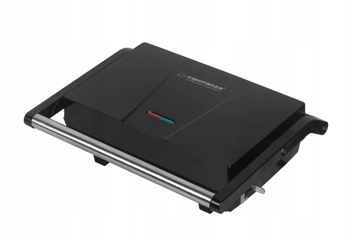 Contact, panini electric grill Esperanza POMODORO black 1200 W Manufacturer code EKG014