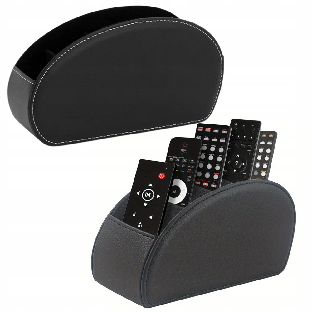 Container Organizer for Remote Controls 5 Compartments Black