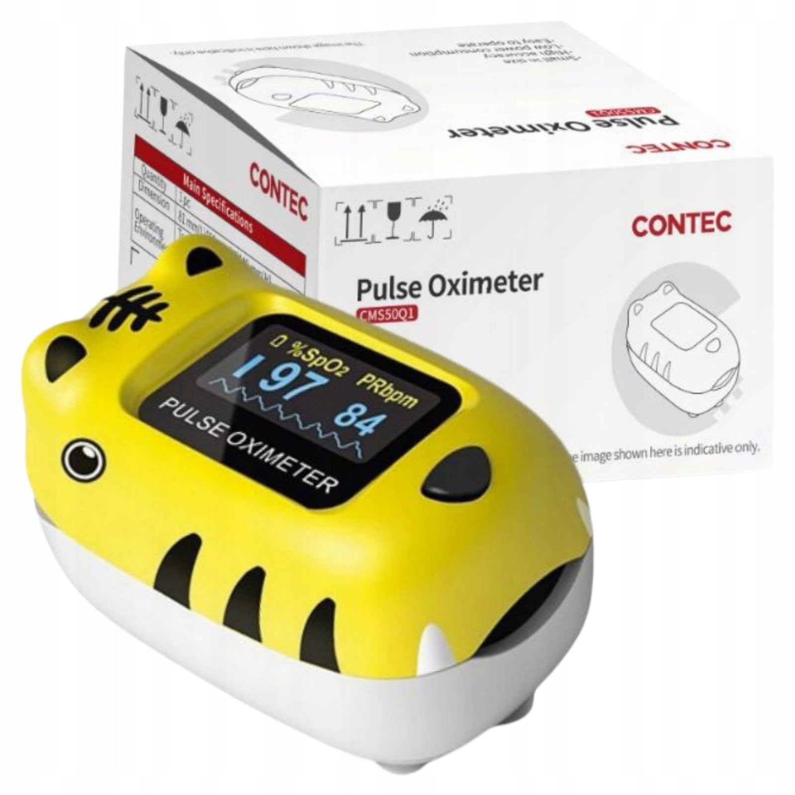 Contec. Finger pulse oximeter for children. Child pulse oximeter CMS50Q1