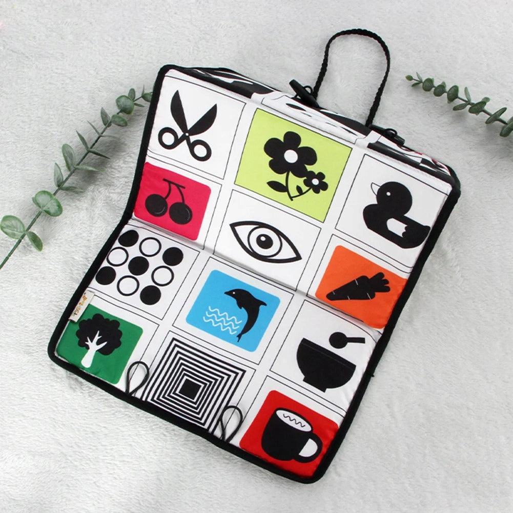 Contrast Book Sensory Toy with Mirror for Infants Designs Packaging status original