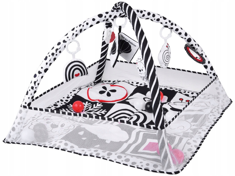 Contrast educational mat playpen + balls booklet rustle ZA5826 Kid's age 0＋