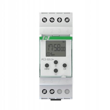 Control clock 16A 24-264V AC/DC F&F PCZ-525.3 / 4