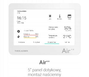 Control panel Air++ Thessla Green Pac controller