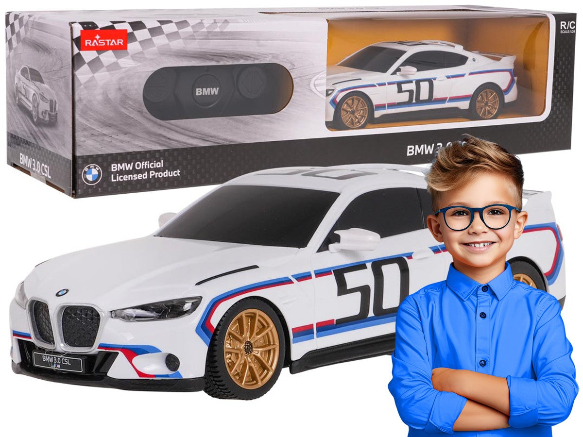 Controlled children's car BMW 3.0 CLS 1:24 RASTAR racer + rubber wheels Brand Rastar