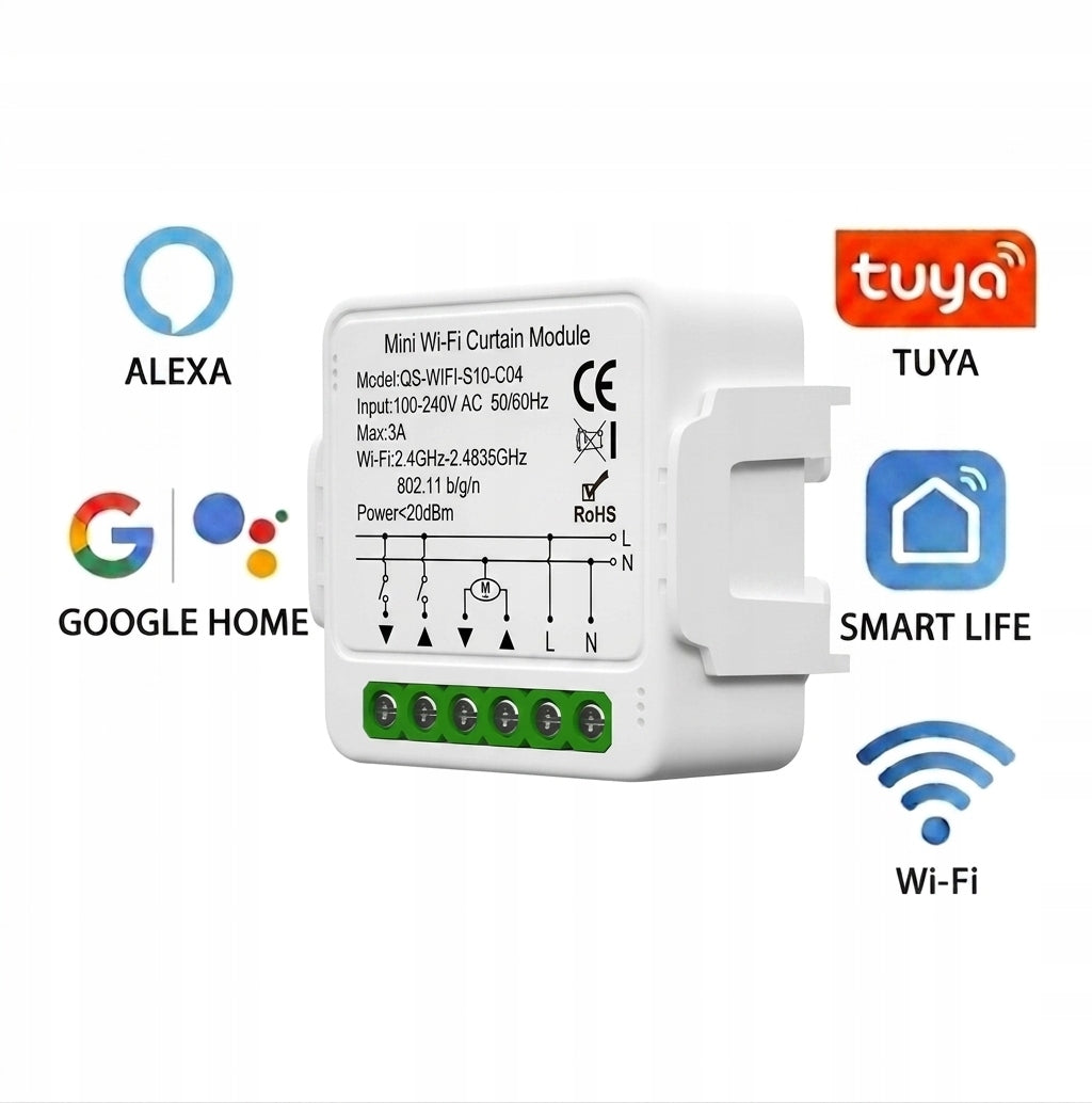 Controller for WiFi roller shutters TUYA SMART LIFE smart switch