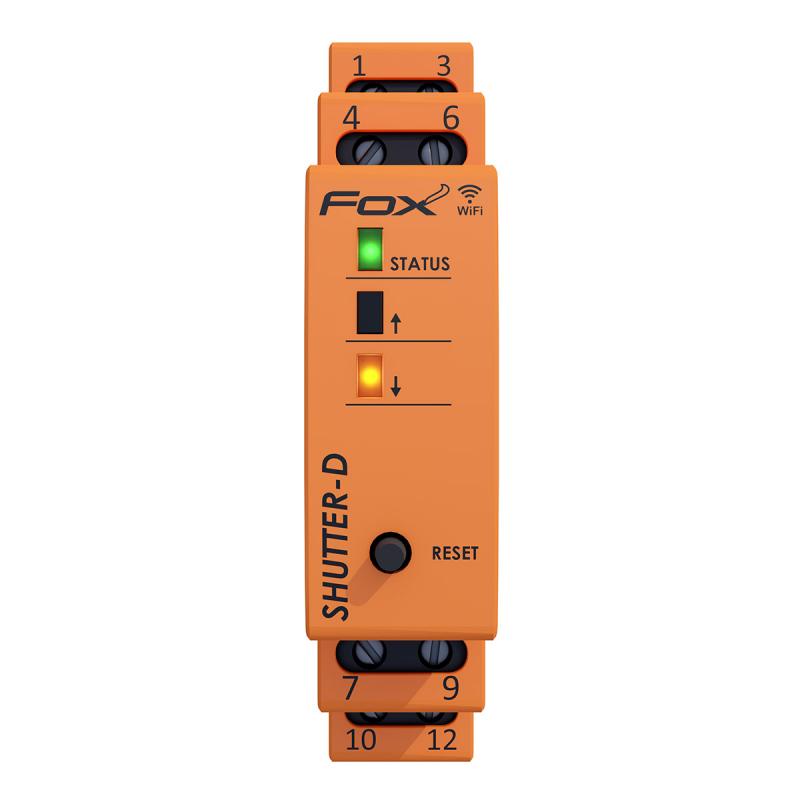 Controller for WiFi shutters SHUTTER-D to rail 230V 320W WI-STR1S4-D FOX F&F
