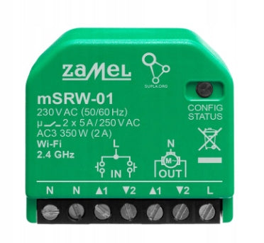 Controller of WiFi roller shutters mSRW-01 SUPLA Zamel