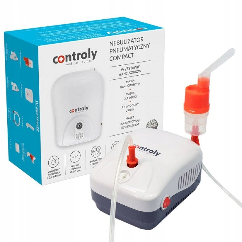 Controly COMPACT pneumatic nebulizer for children, adults and infants