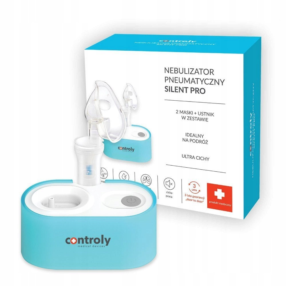 Controly Silent Pro pneumatic nebuliser inhaler Packaging status original