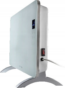 Convector heater GORENJE 2000W Timer White GLASS PILOT display Dominant color white