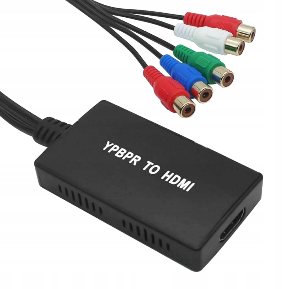 Converter from YPbPr to HDMI Image Adapter component L/P L/R Audio 5x chinch Model 3F3-02-873