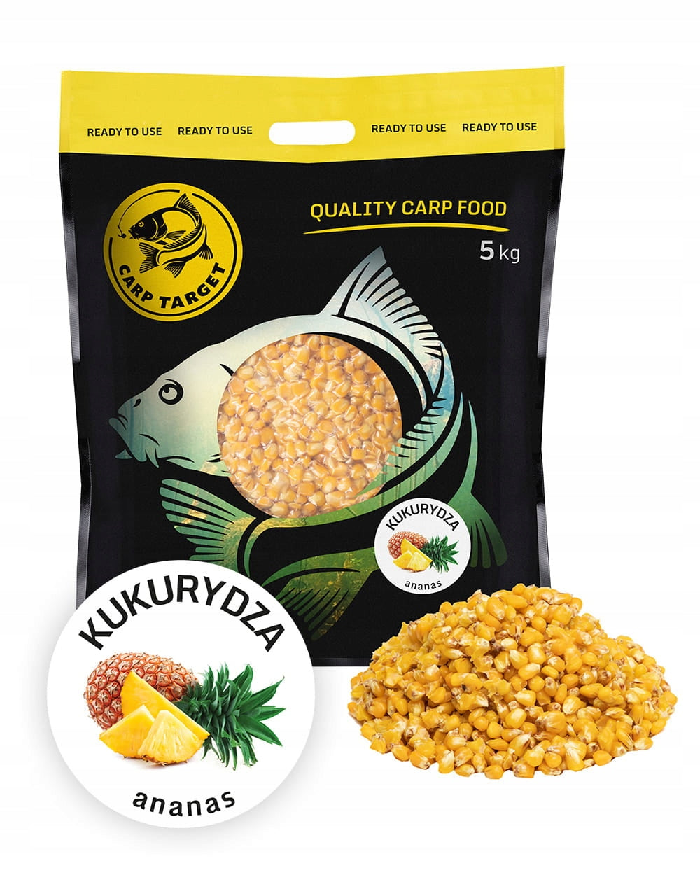 Cooked Corn Pineapple Fishing Bait 5 kg Carp Target