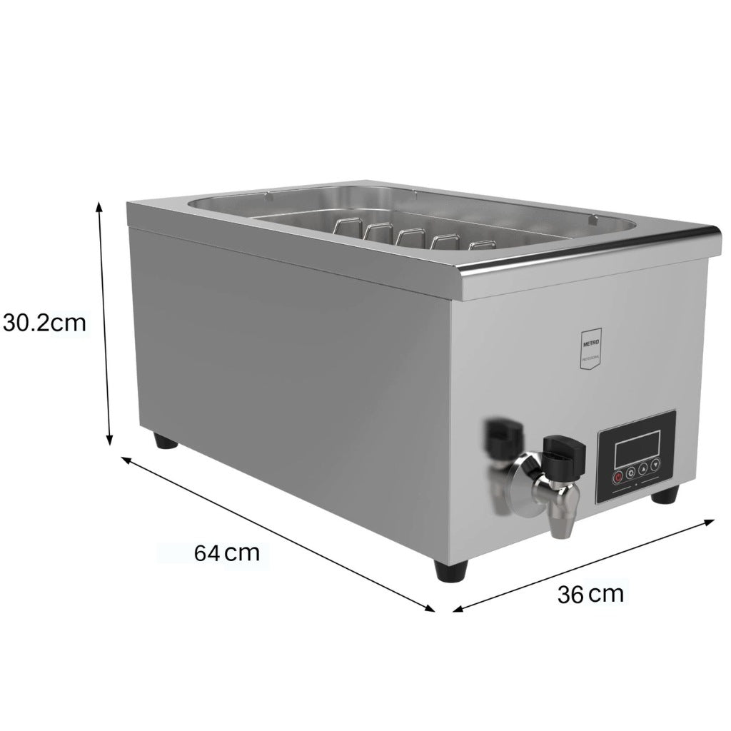 Cooking apparatus sous vide GN1/1 700 W 24 l CE METRO PROFESSIONAL Manufacturer code 302017
