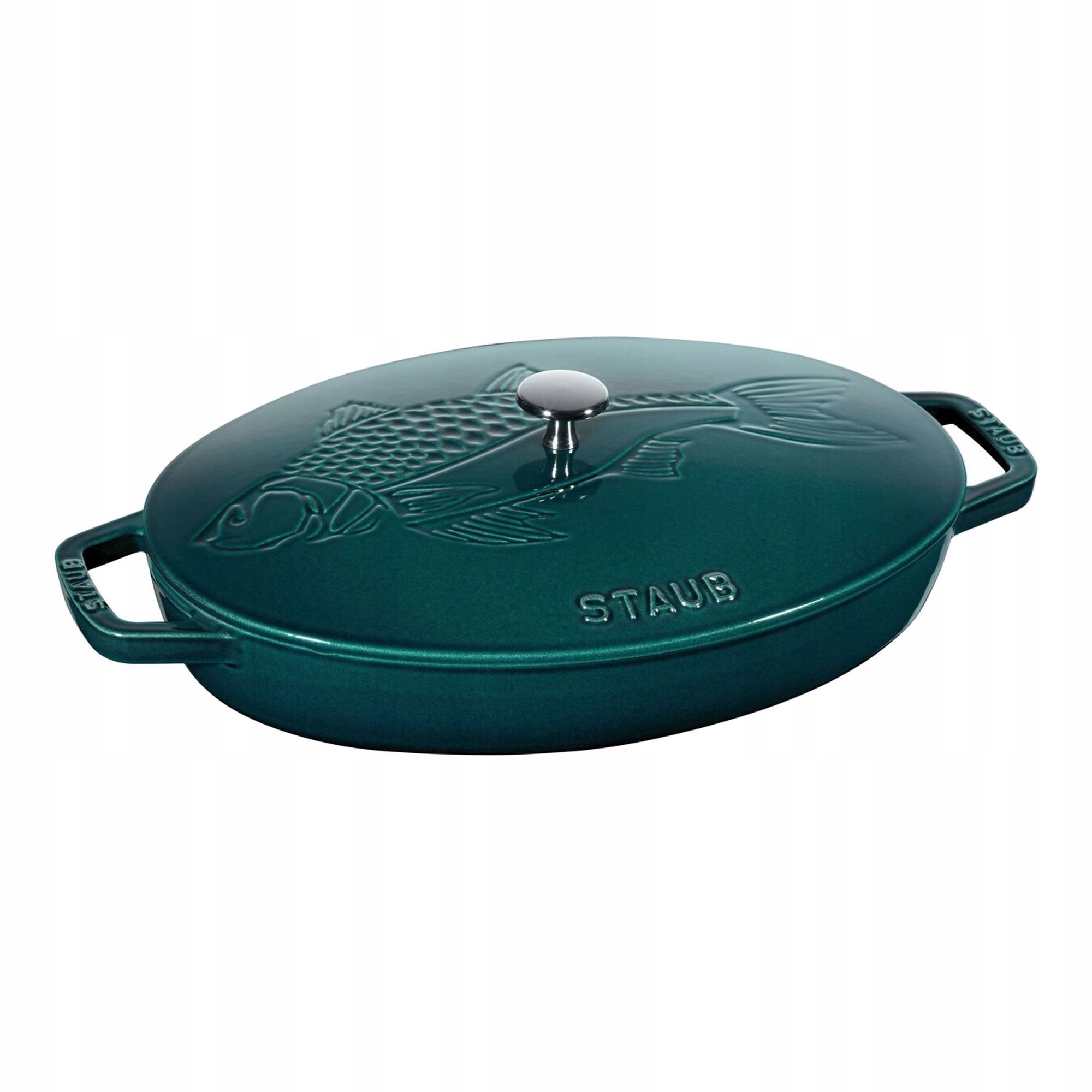 Cooking dish oval, cast iron, 33cm/2,8L, "La Mer" - Staub