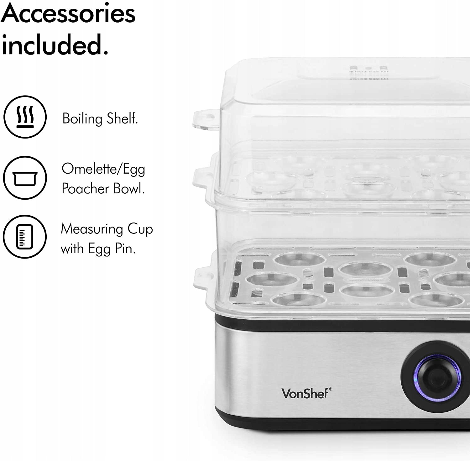 Cooks EGG COOKER UK Brand VonShef