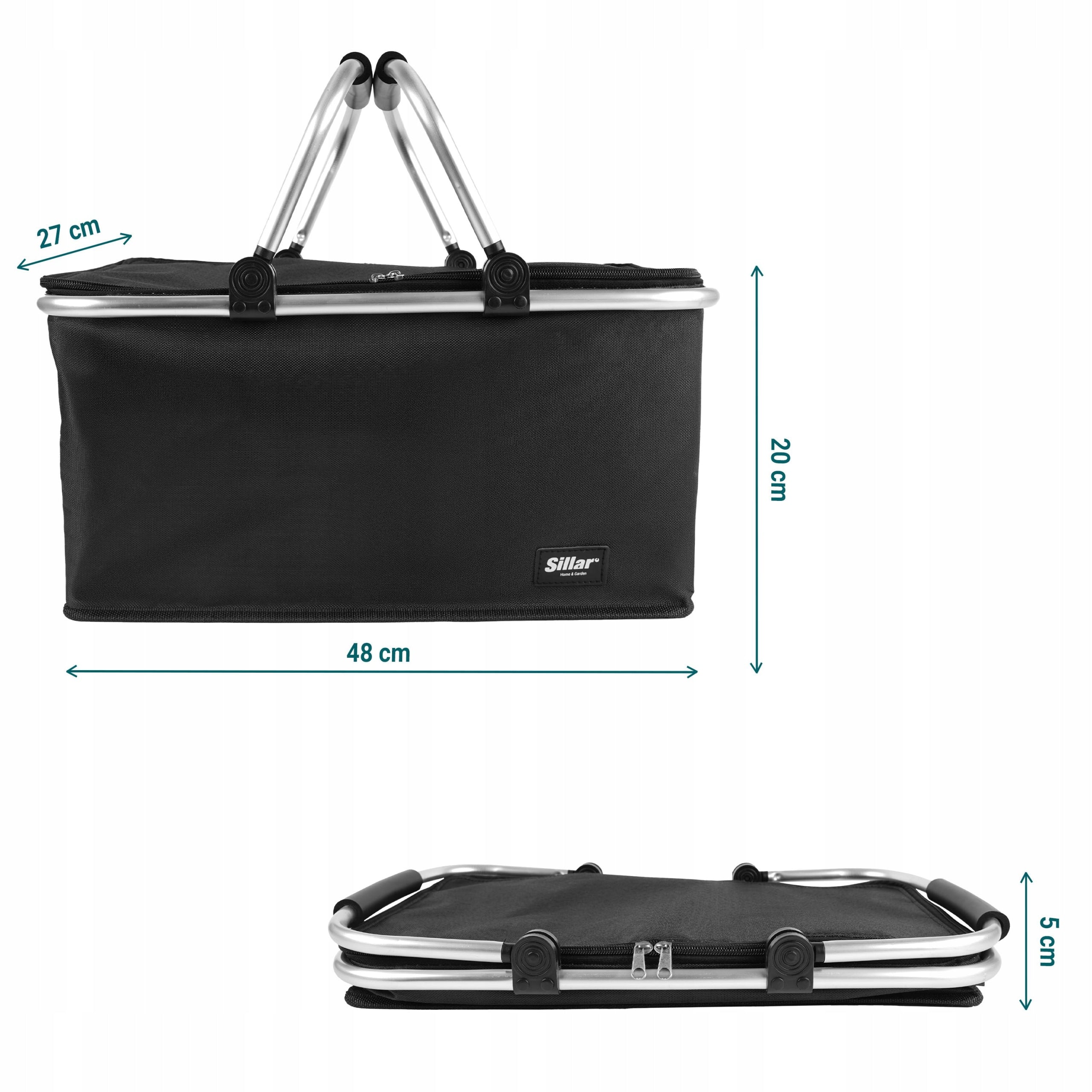 Cooling bag 25 L thermal large tourist picnic for shopping Manufacturer code SIL955