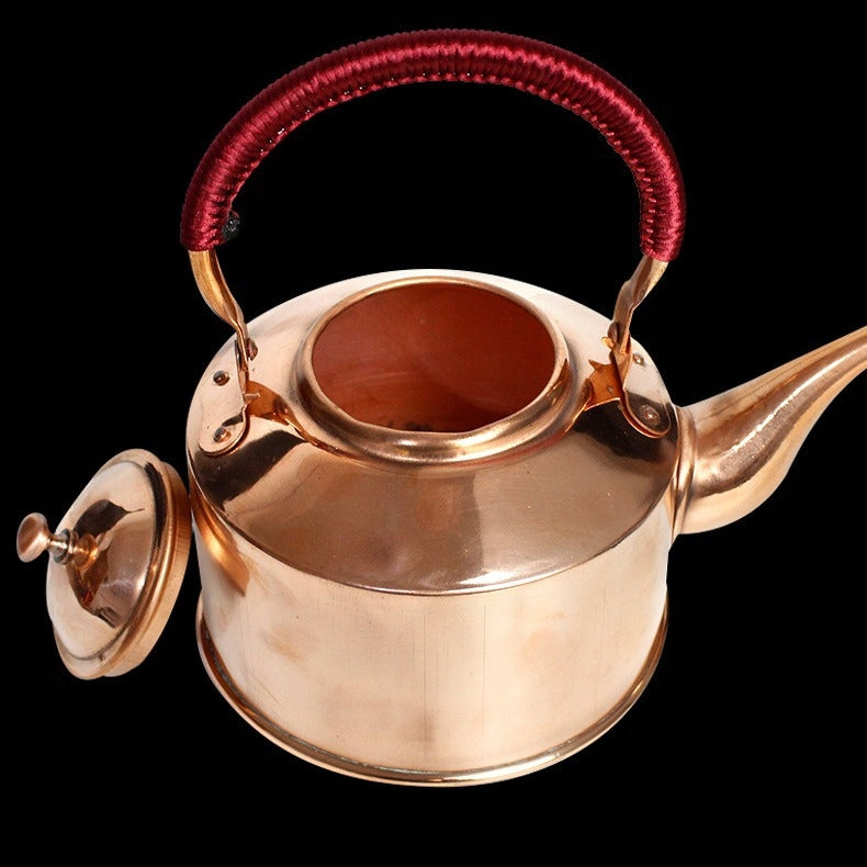 Copper Kettle 2L Pure Copper 100% For Gas Forged By Hand Brand no brand