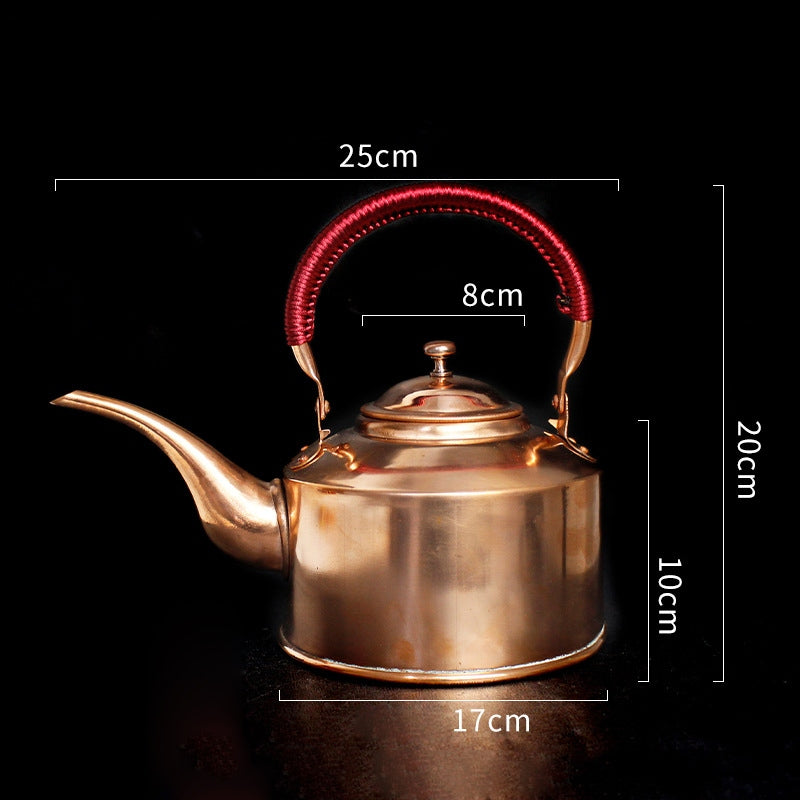 Copper Kettle 2L Pure Copper 100% For Gas Forged By Hand Manufacturer code 663367
