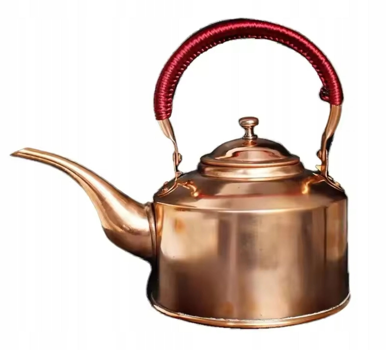 Copper Kettle 2L Pure Copper 100% For Gas Forged By Hand