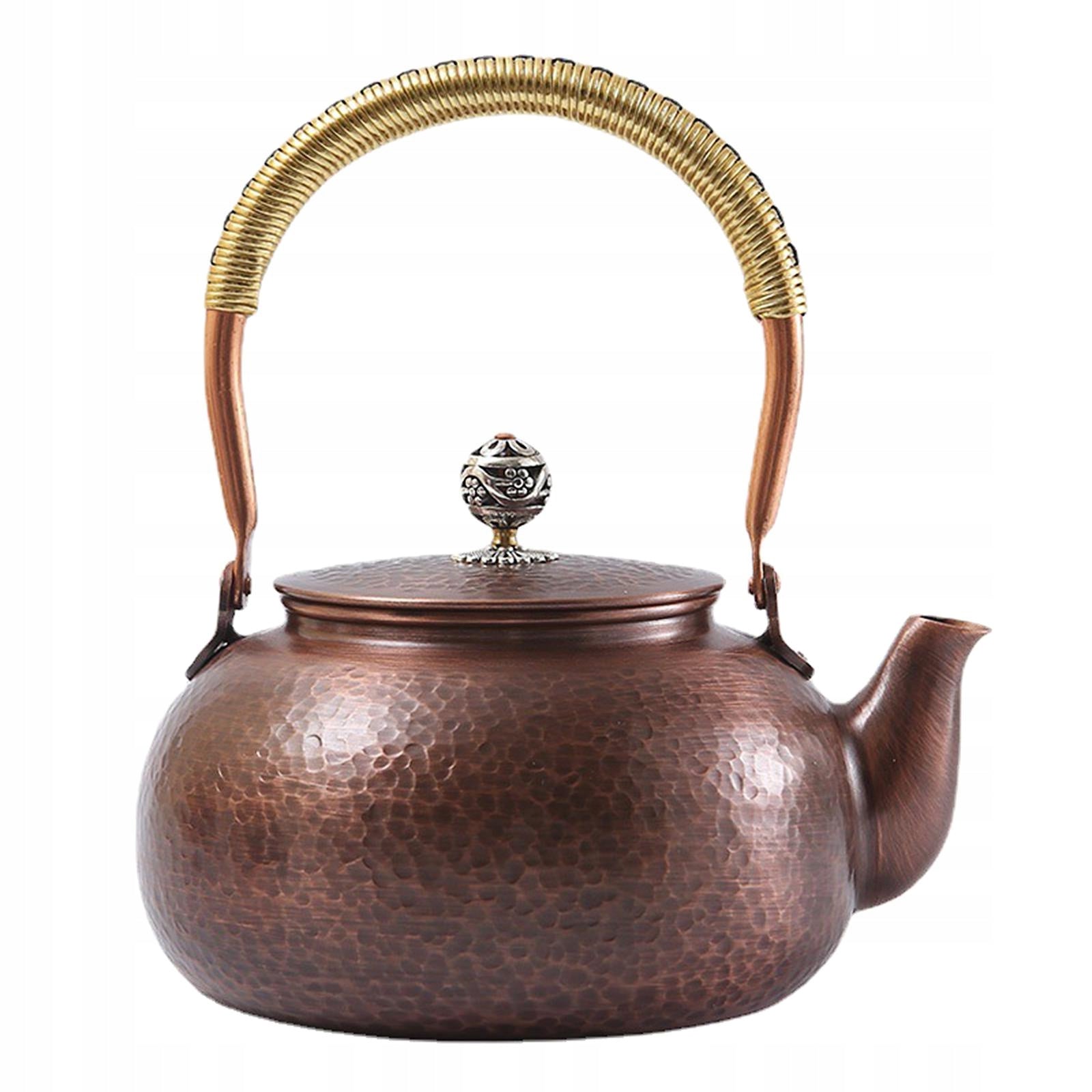 Copper Teapot 1200ml Tea Maker Kung Fu Teapot for Household Tea House Brand Unbranded