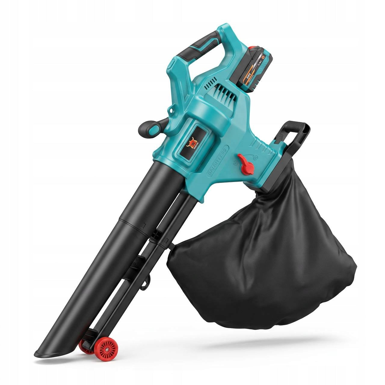 Cordless 3in1 24V 5.0Ah Leaf Vacuum Cleaner and Blower with Shredder Power supply rechargeable battery